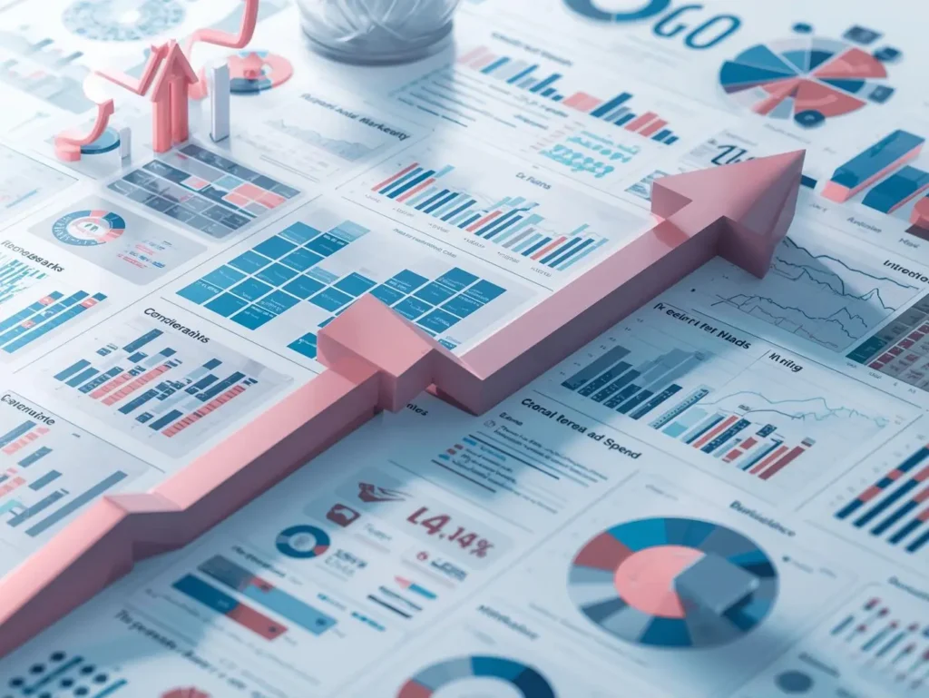 Google Analytics dashboard showing website traffic, user behavior, and performance metrics for data-driven decision making.
